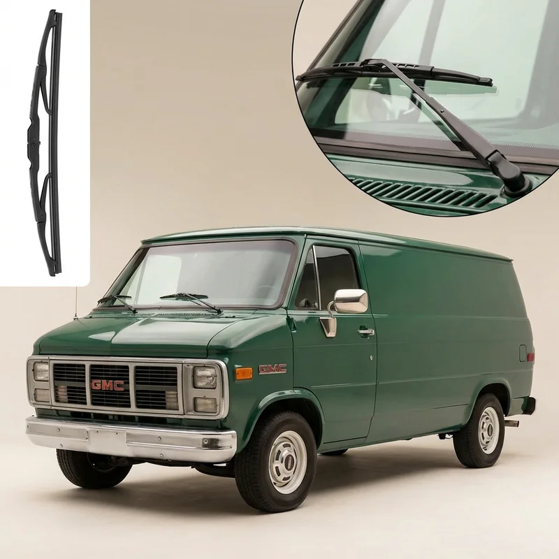 Driver Side Wiper Blade for GMC P15/P1500 Van (1970 - 1974) - 1